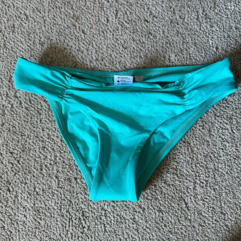 NWOT L*Space Monique full cut bikini bottoms seafoam