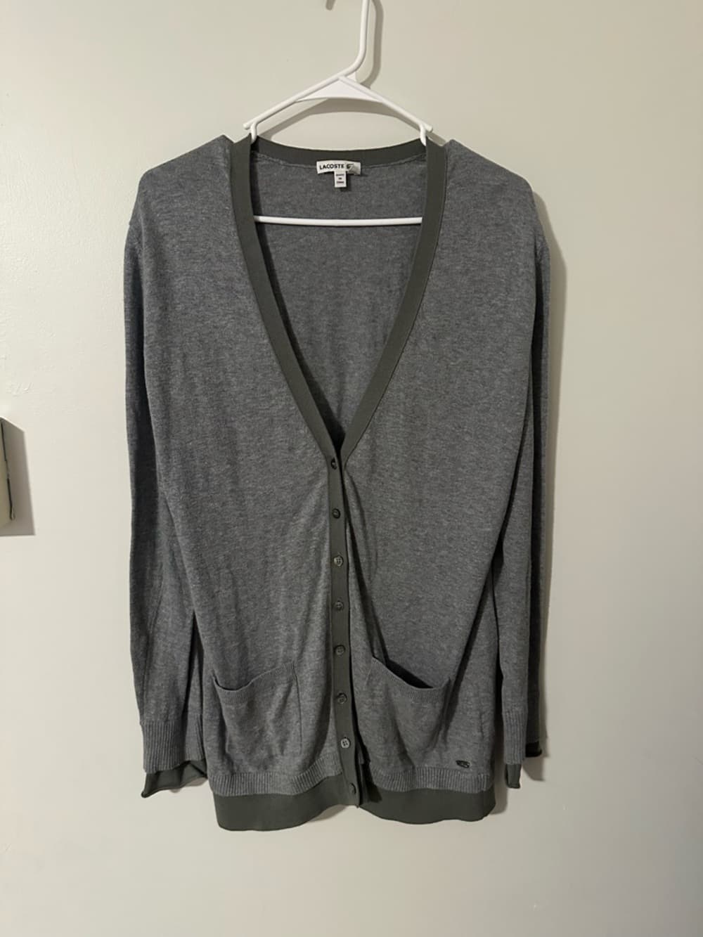 Lacoste button front cardigan