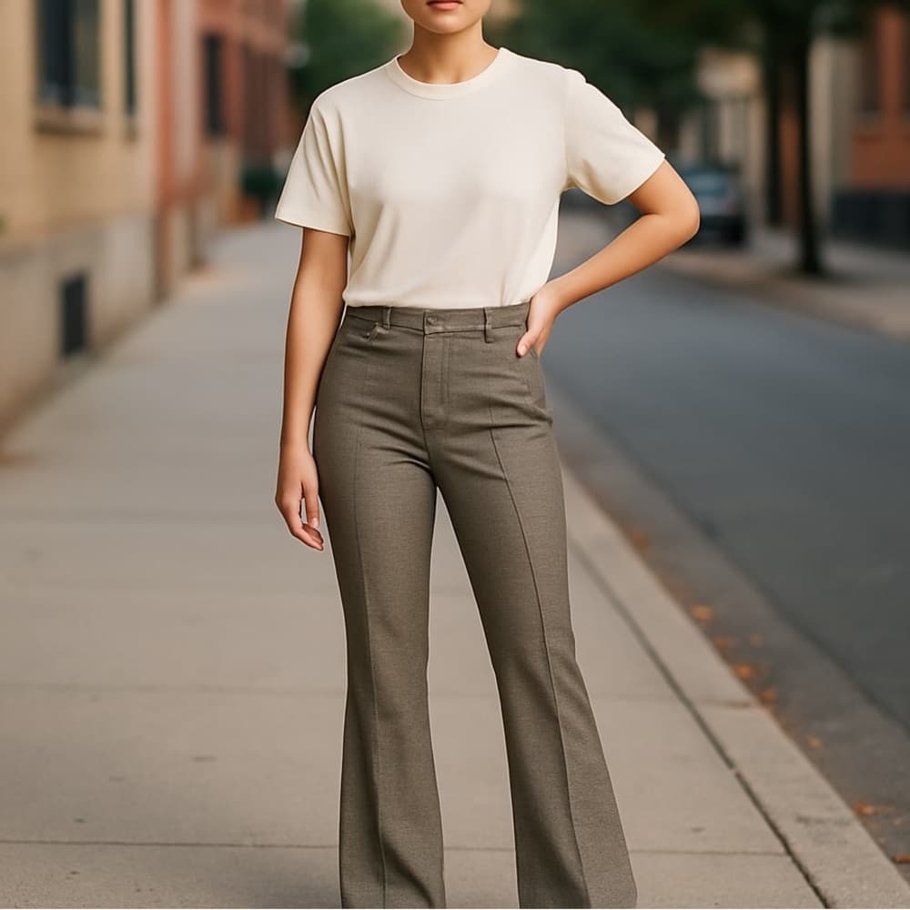 Derek Lam 10 Crosby houndstooth trousers
