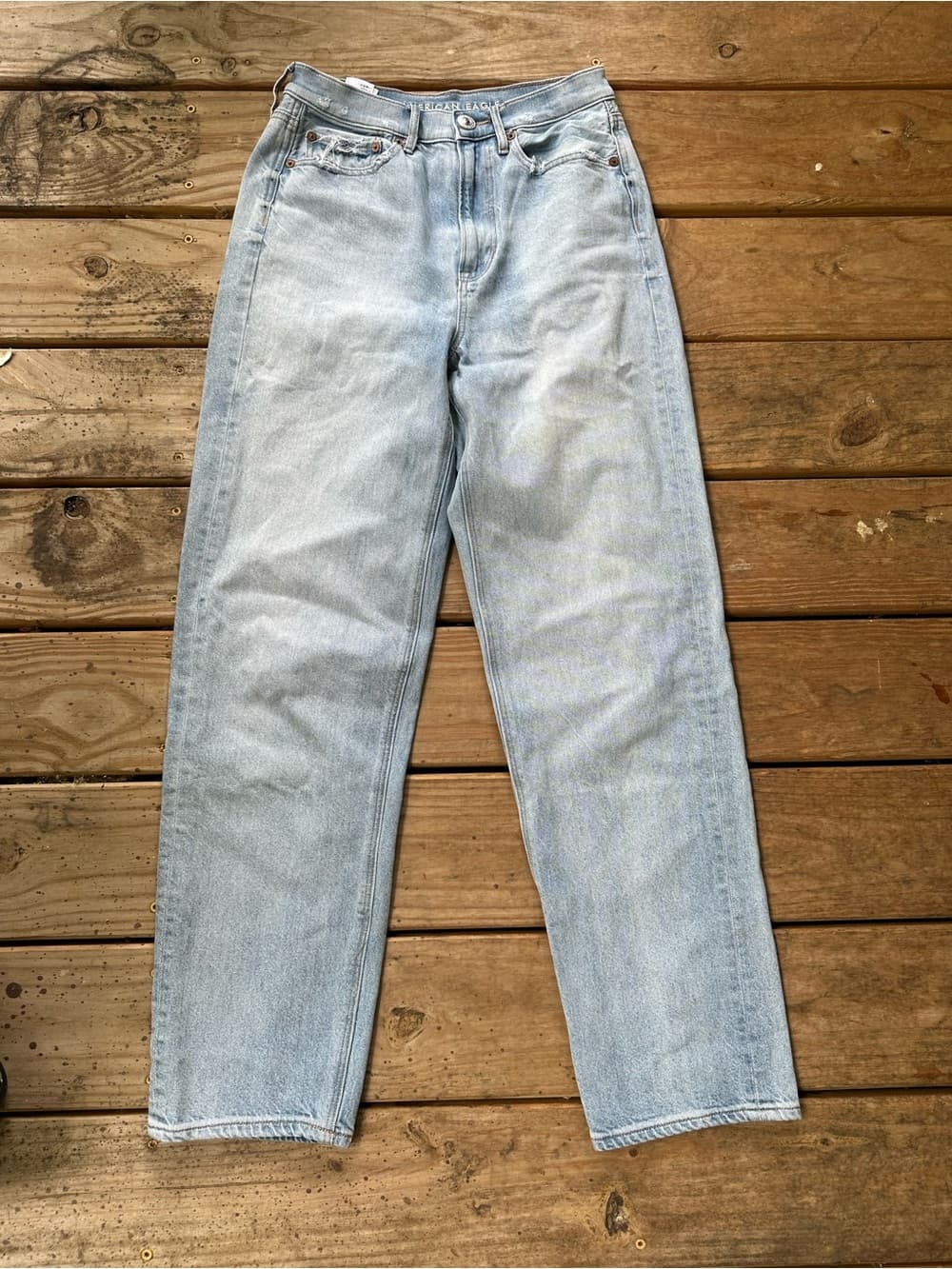 American Eagle high waist Baggy jeans 4