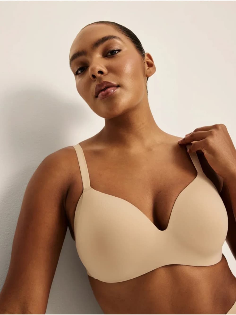 Knix Wingwoman contour bra warm sand 38B
