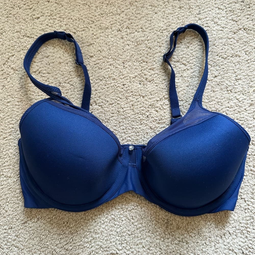 Bali underwire smooth bra blue