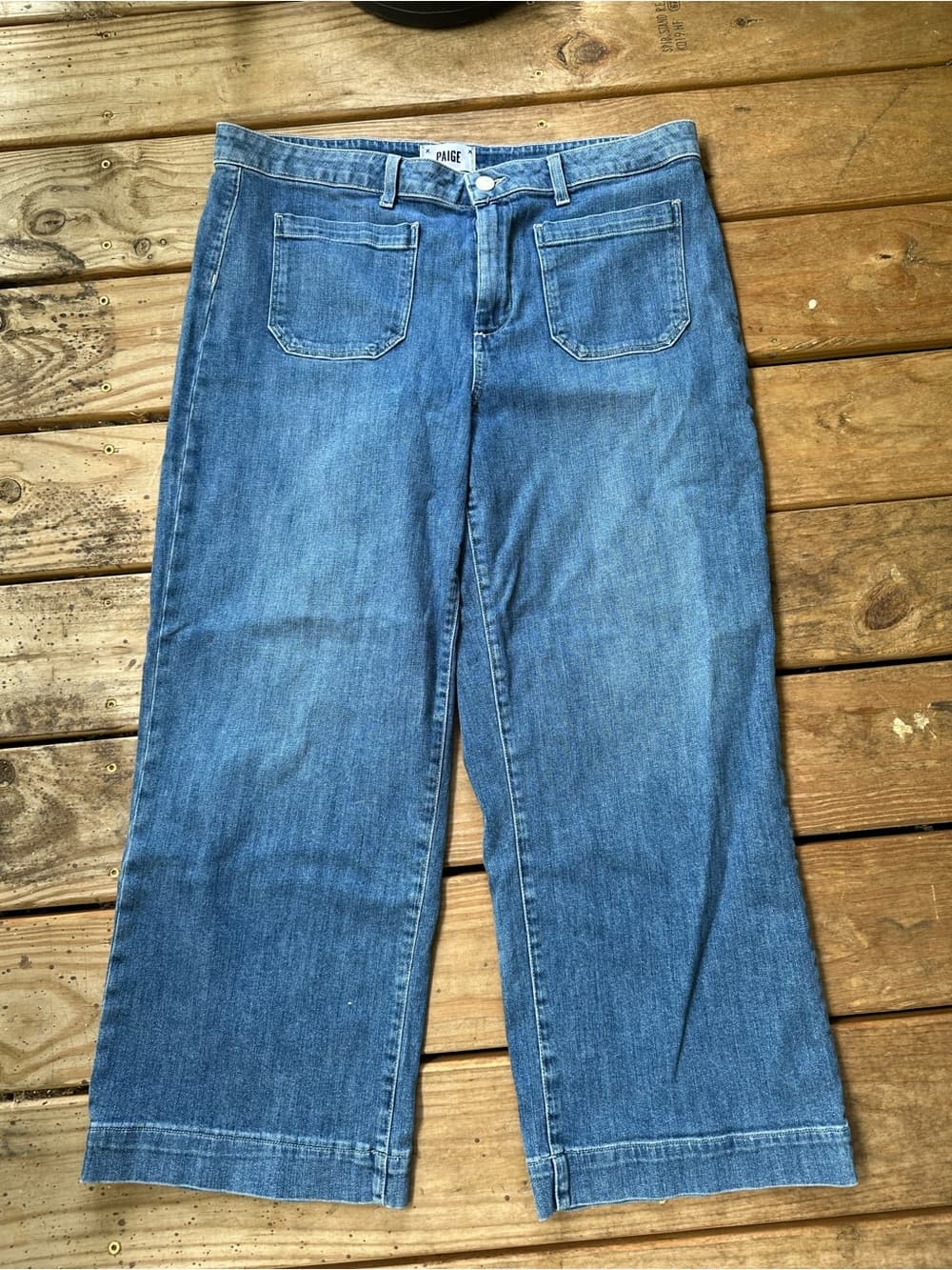 Paige Nellie Barrel leg Culotte jeans Hyden 32