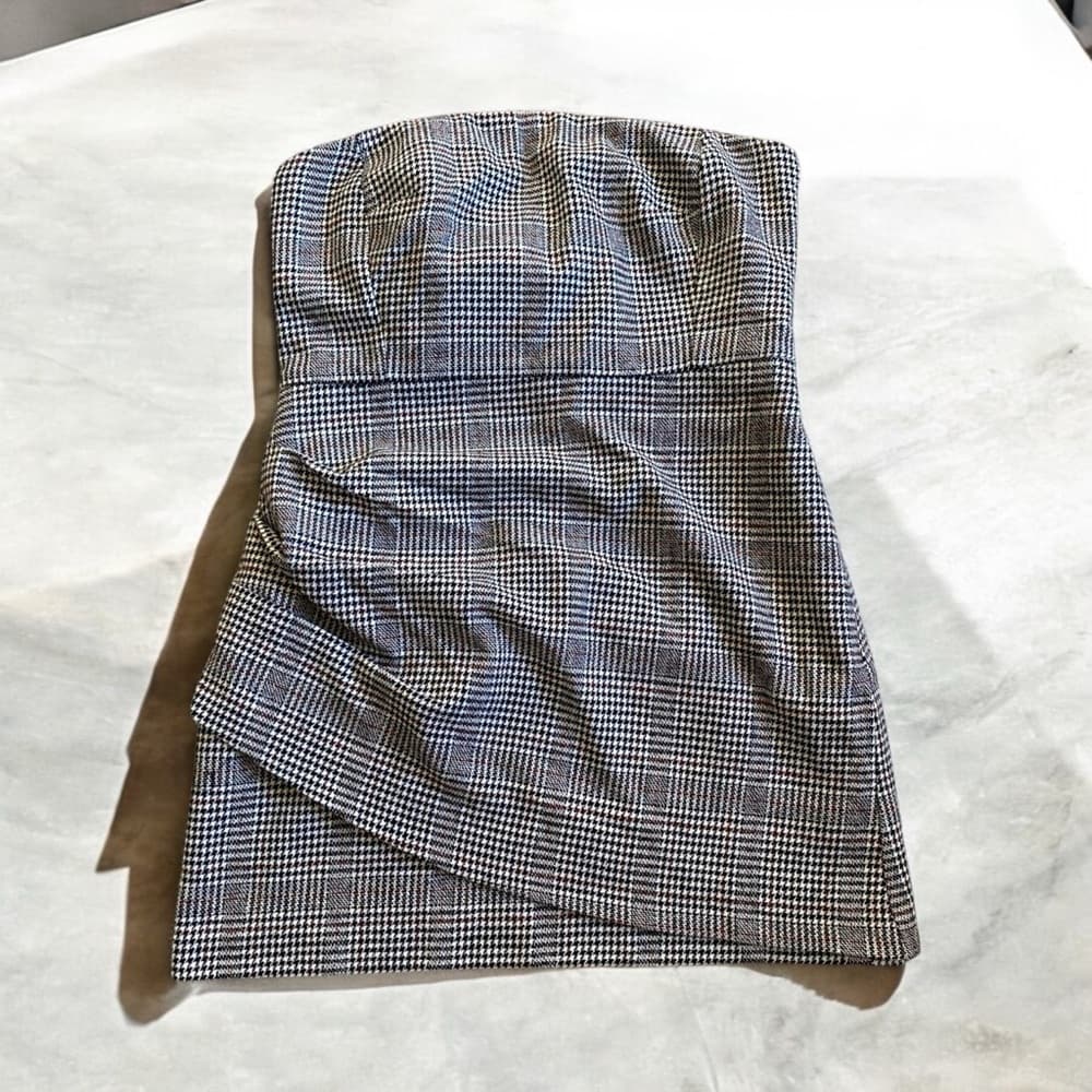NWT House of Harlow Revolve wool houndstooth mini dress