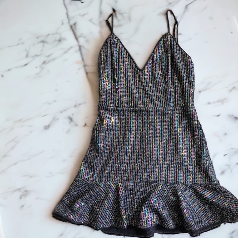 X by NBD Revolve taste the rainbow dress