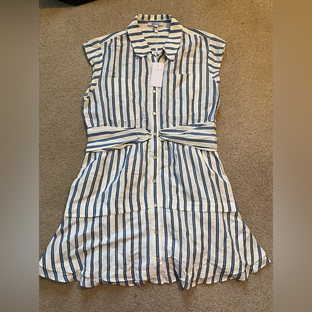 NWT Derek Lam 10 Crosby dress striped
