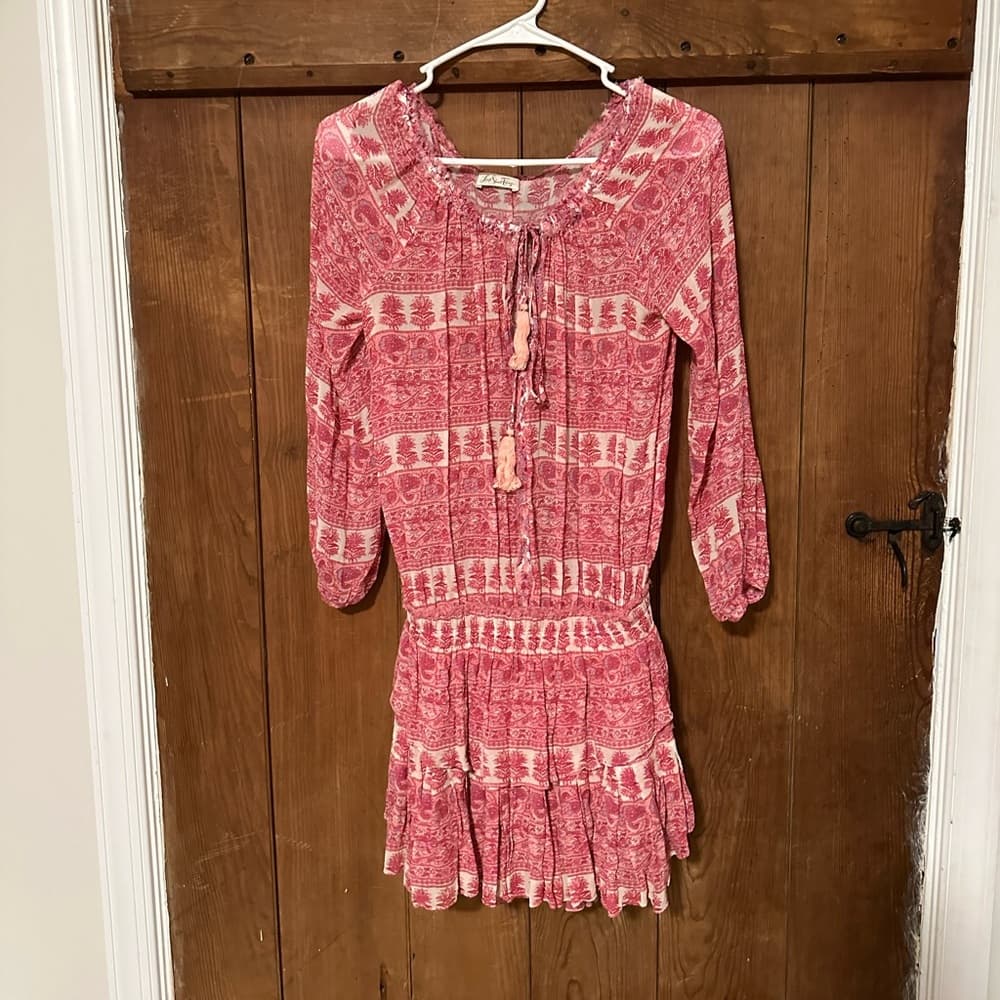 Loveshackfancy popover mini long sleeve dress 2