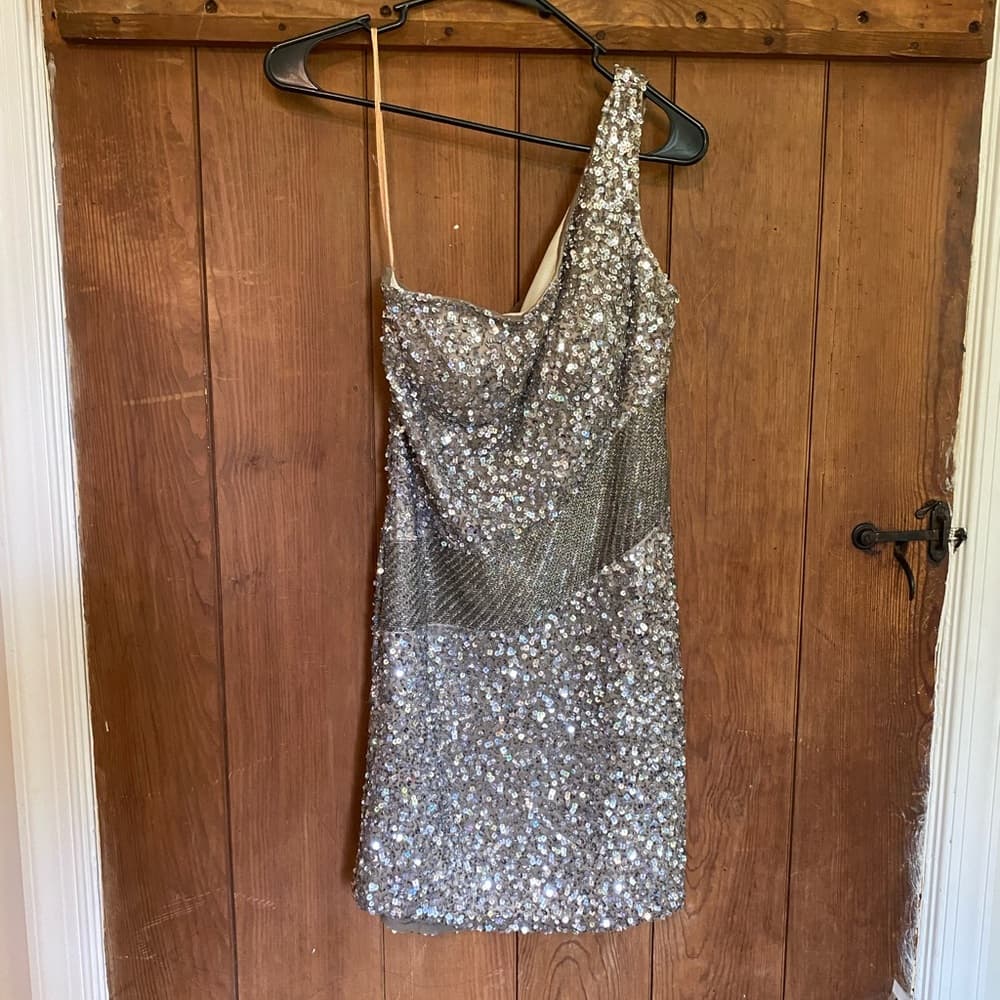 Scala 100% silk beaded dress