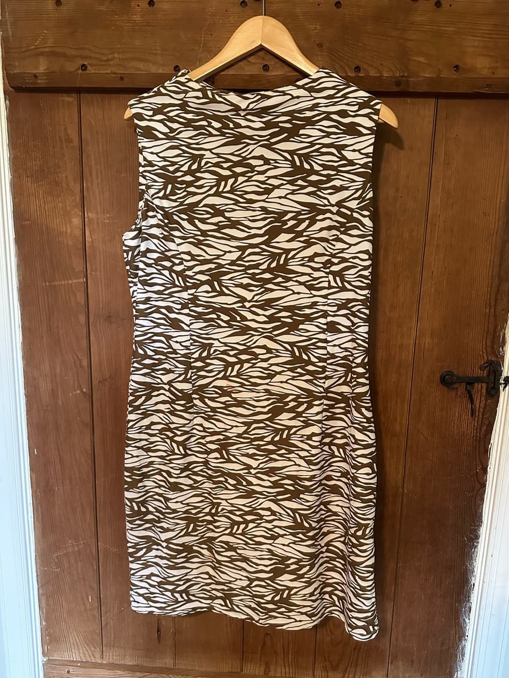 Jude Connally zebra shift dress extra large