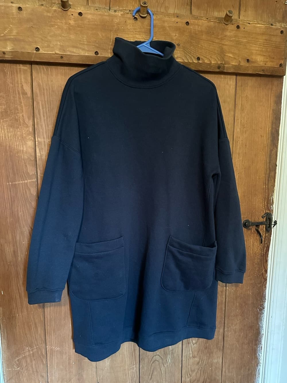 Pomander Place Tuckernuck Porter sweatshirt mini dress navy small