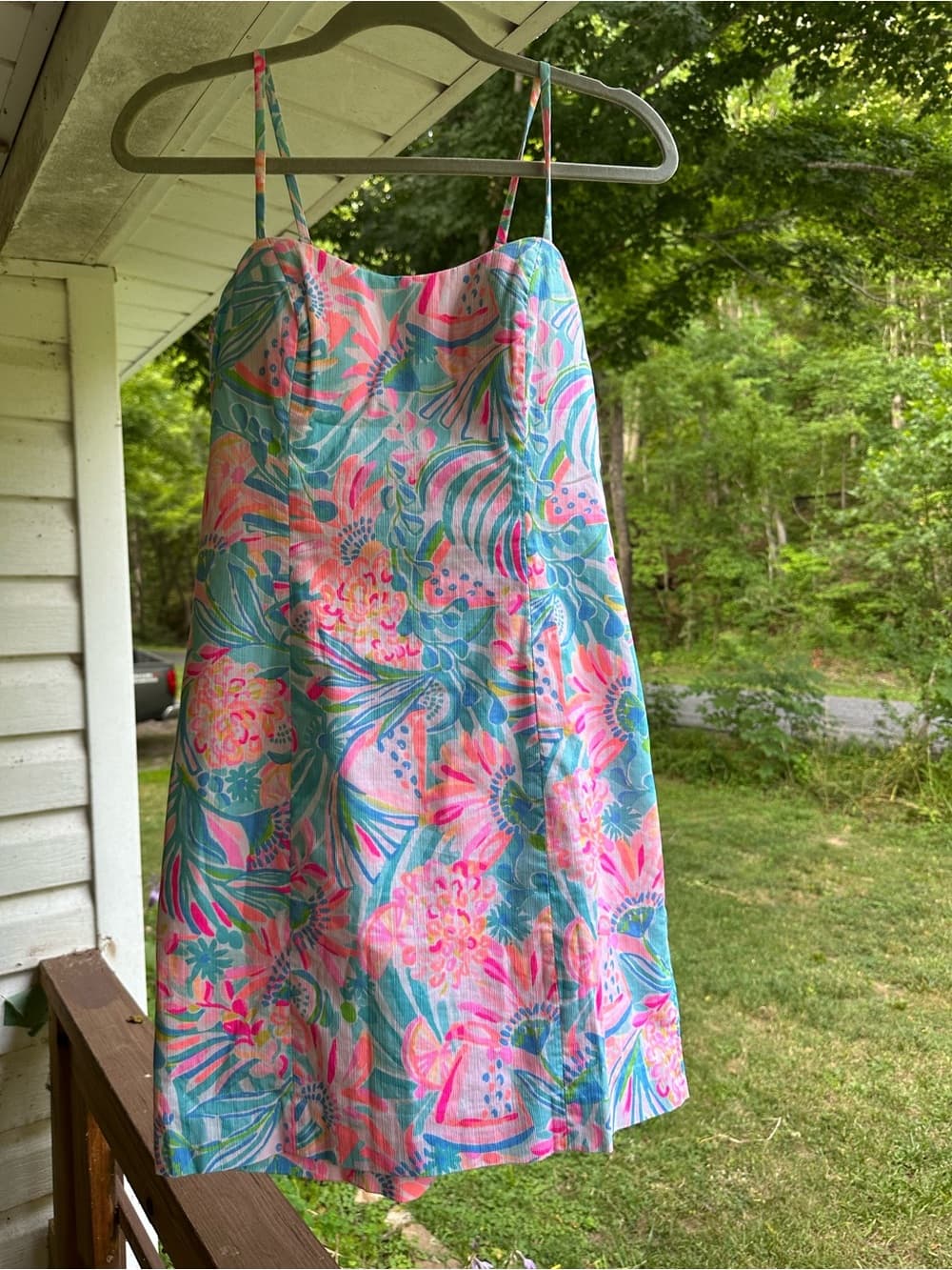 Lilly Pulitzer Shelli stretch shift dress 4 tropical punch