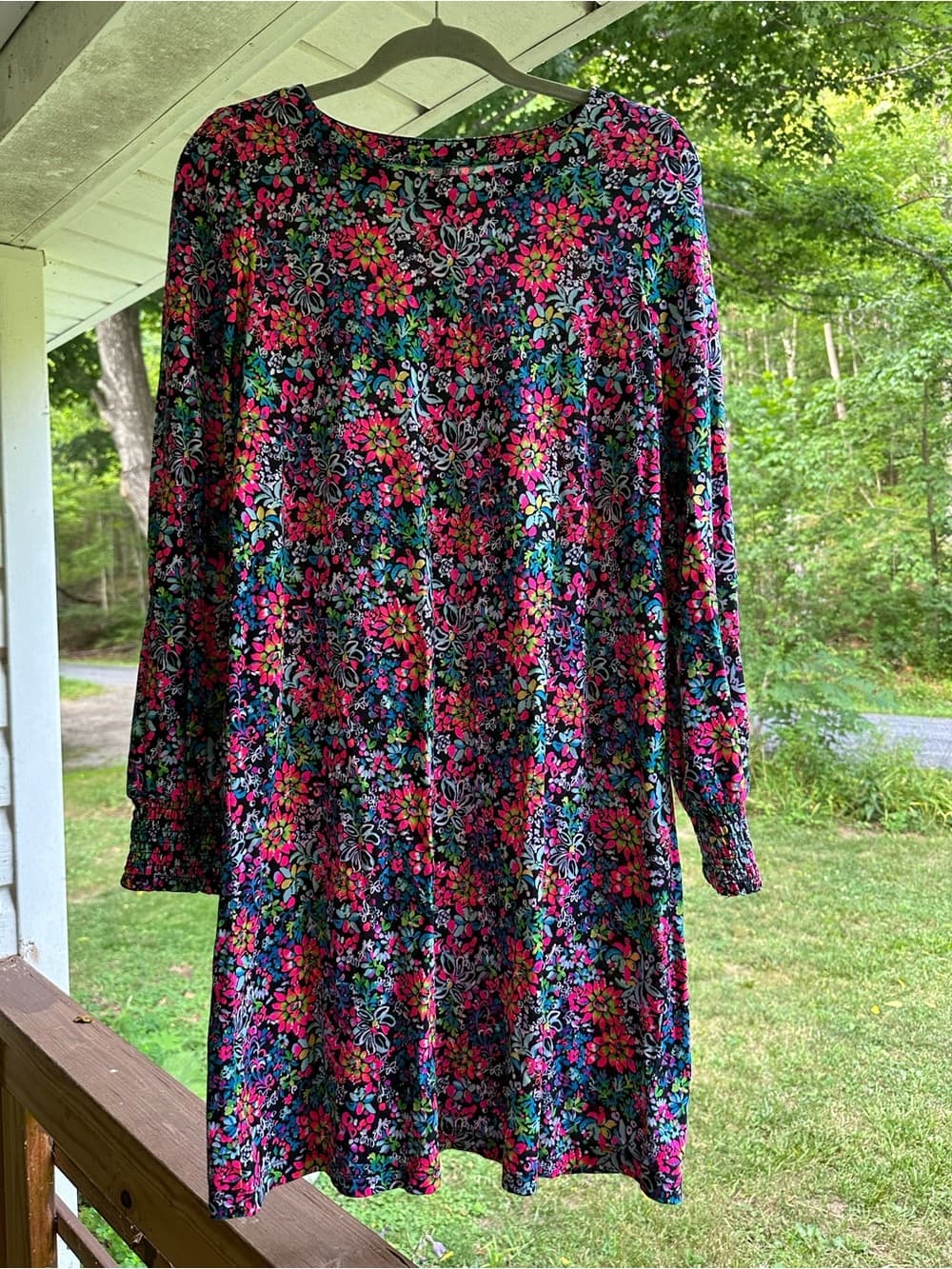 Lilly Pulitzer Diann Long Sleeve Mini Dress feeling fintastic medium