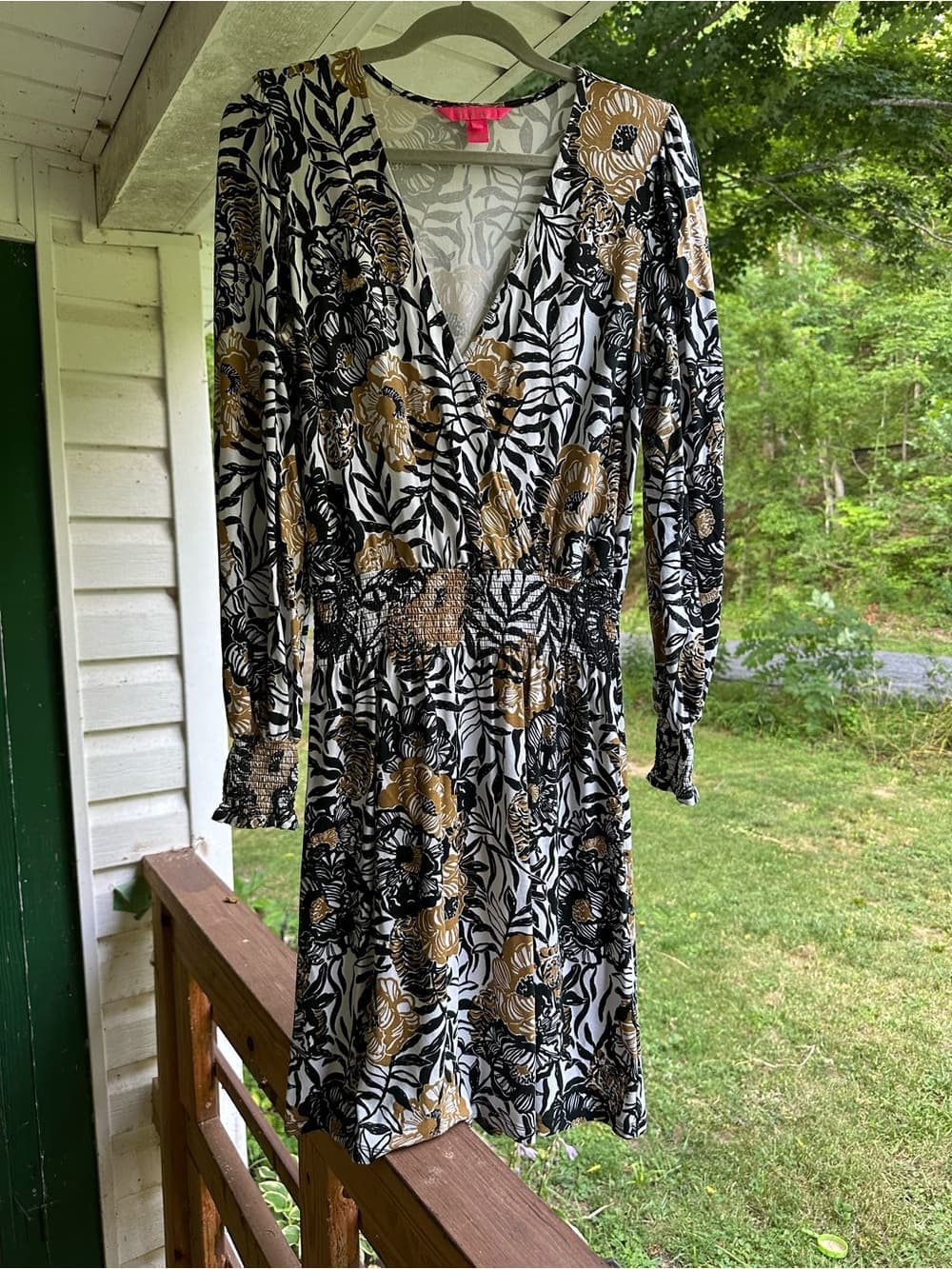 NWOT Lilly Pulitzer Talley long sleeve dress peony party small