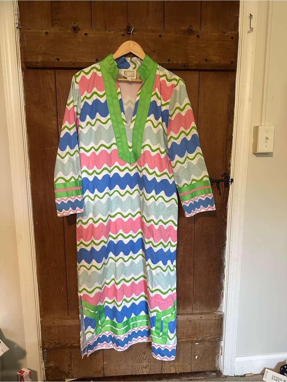 Sail to Sable Tuckernuck classic tunic dress wave print