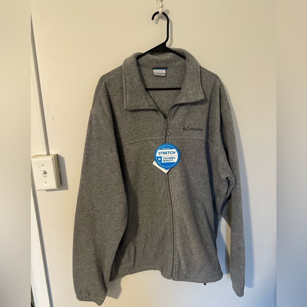 NWT Columbia Steens Mountain Full Zip 2.0 fleece grey xxl