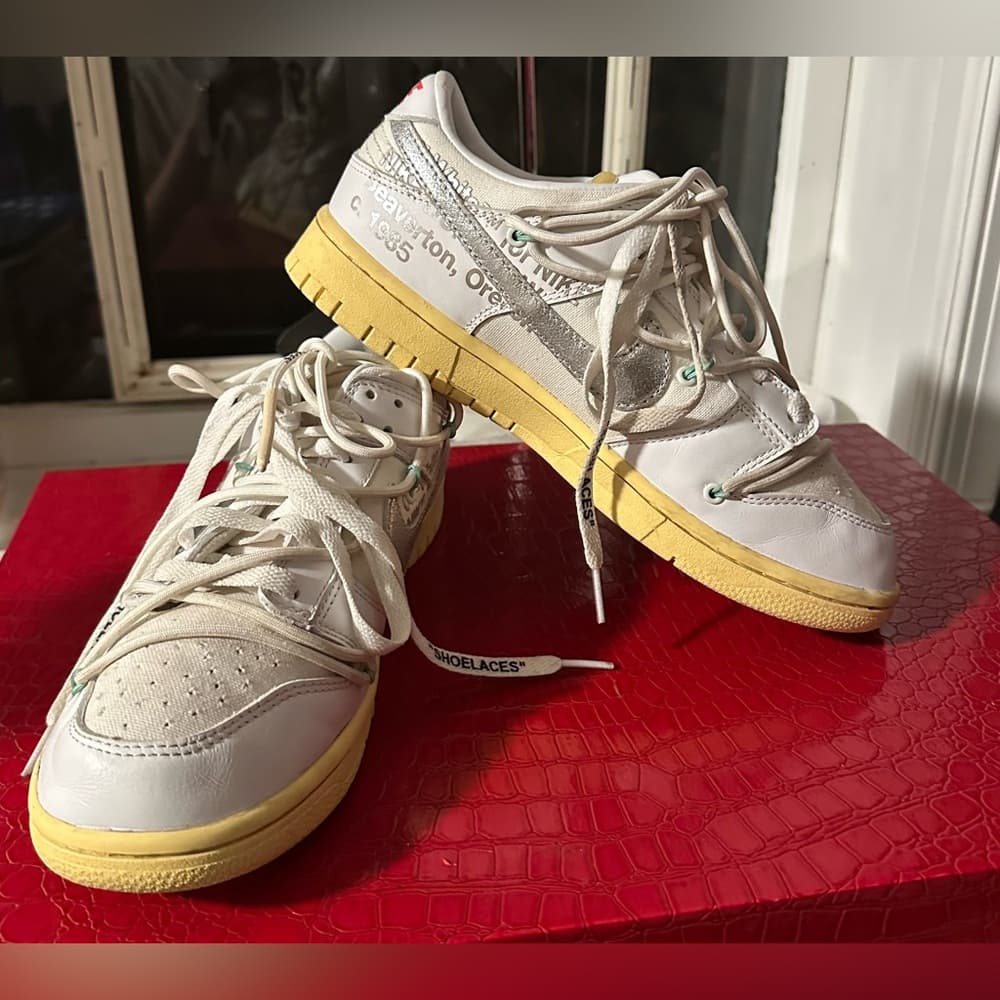 Nike Off-White Low Dunk 01 out of 50 white sneakers