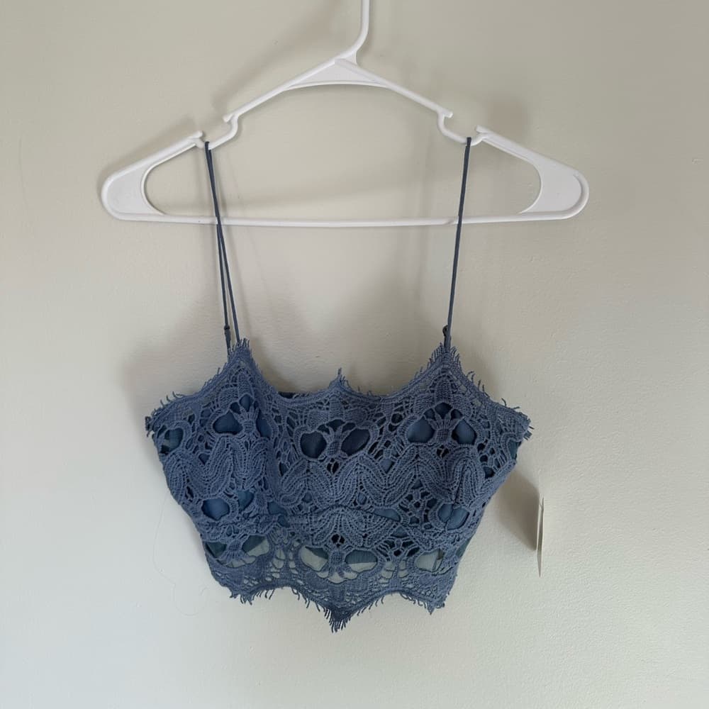 NWT Free People Athena bralette Twinkling Perry small