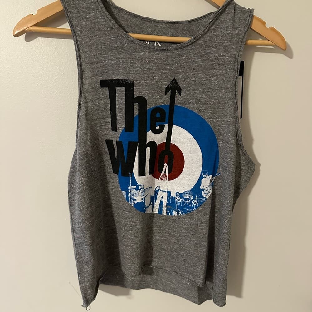 NWT Chaser The Who tank grey xs