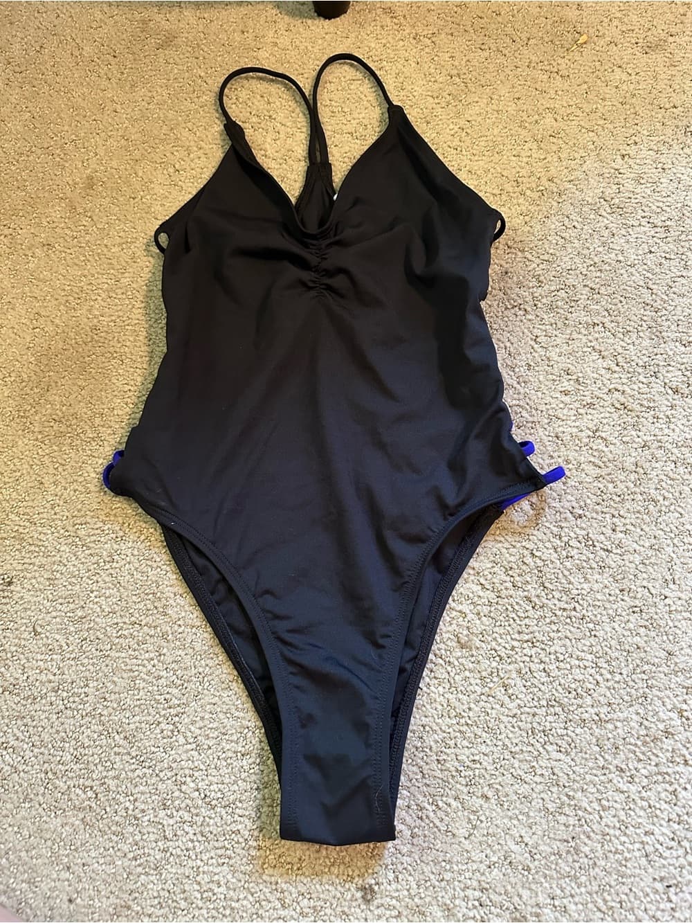 NWOT L*Space Wild One one piece swimsuit black 4