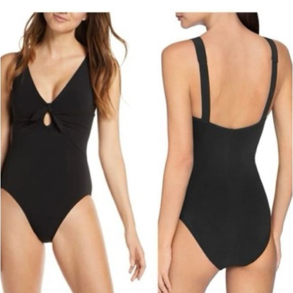 Robin Piccone Ava one piece swimsuit black 8