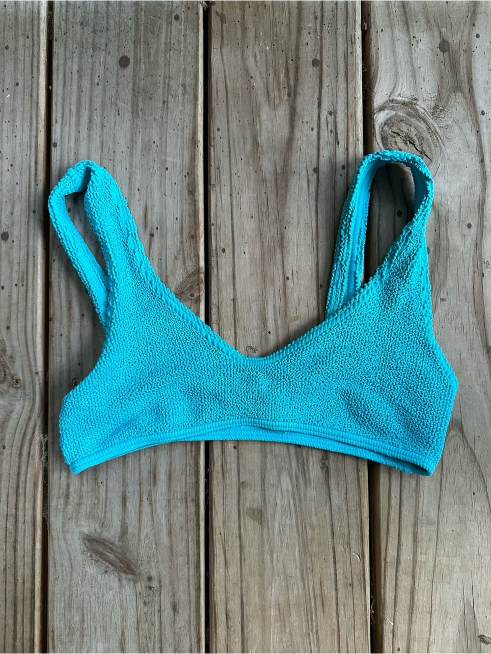 Love and Bikinis Barcelona bikini top Scuba Blue one size