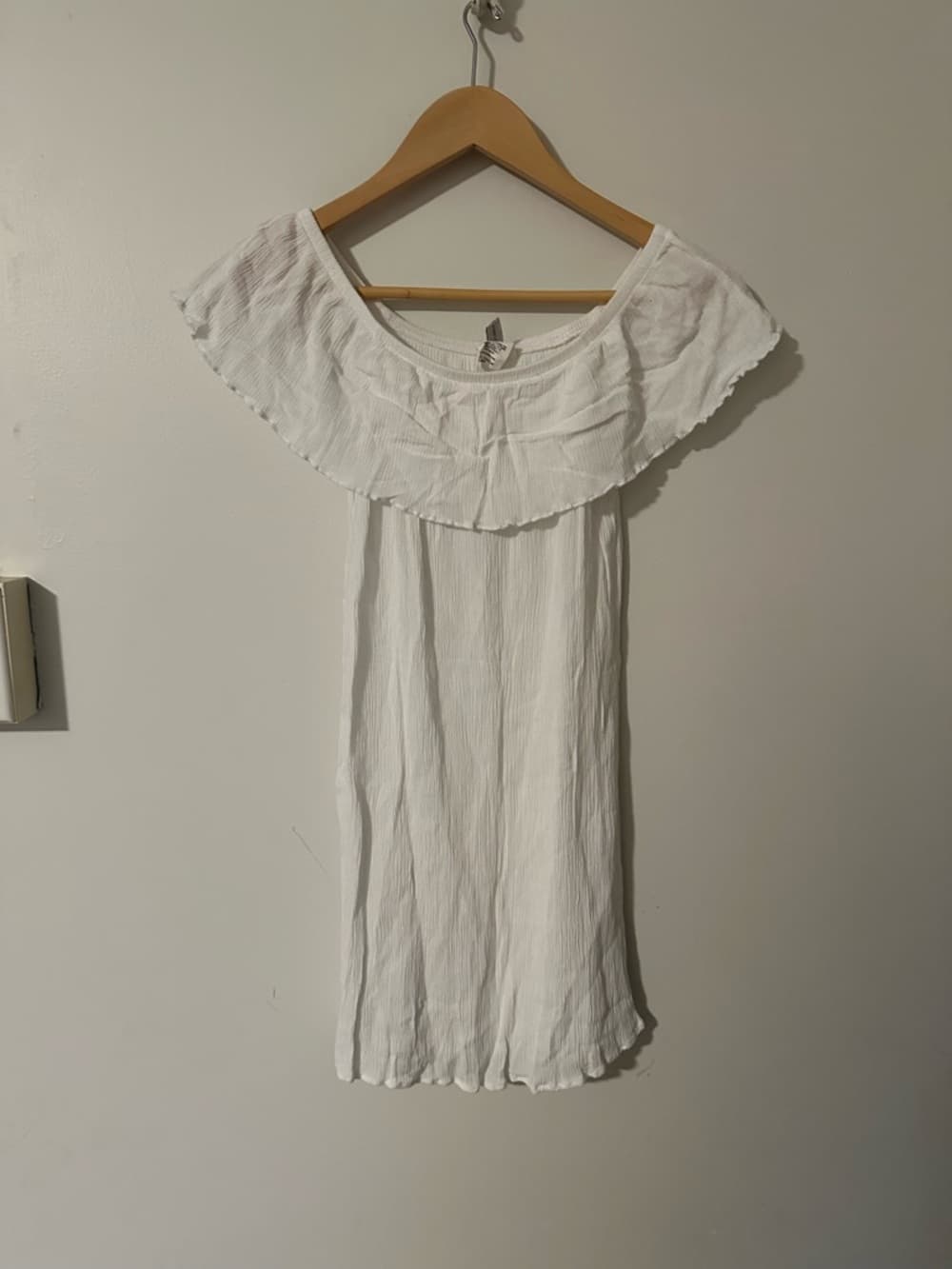 Becca Southern Belle swim coverup white