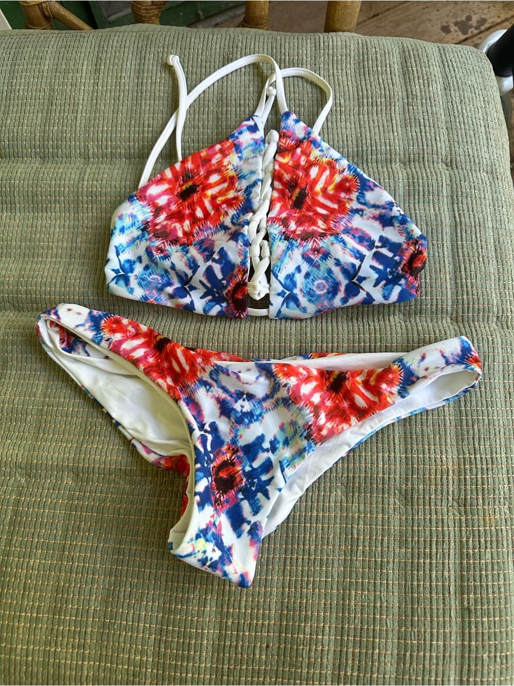 NWOT L*Space Nikki Kaleidoscope Dream bikini set extra small
