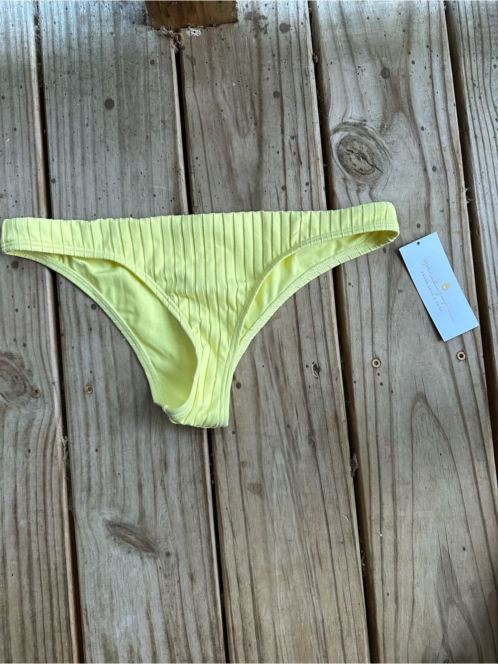 NWT Spiritual Gangster Sundara bikini bottoms yellow