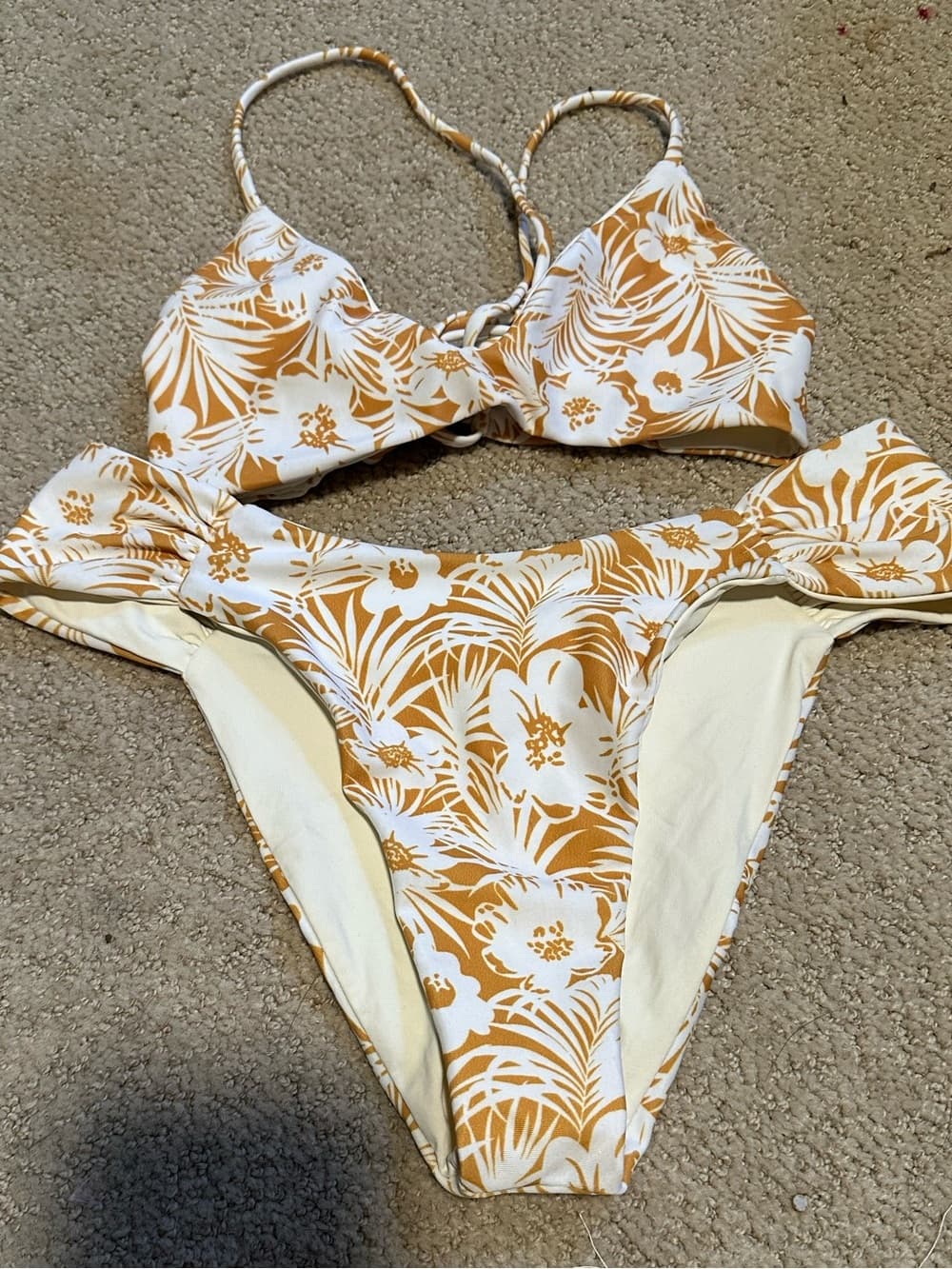 NWOT L*Space Seaside Escape bikini set small