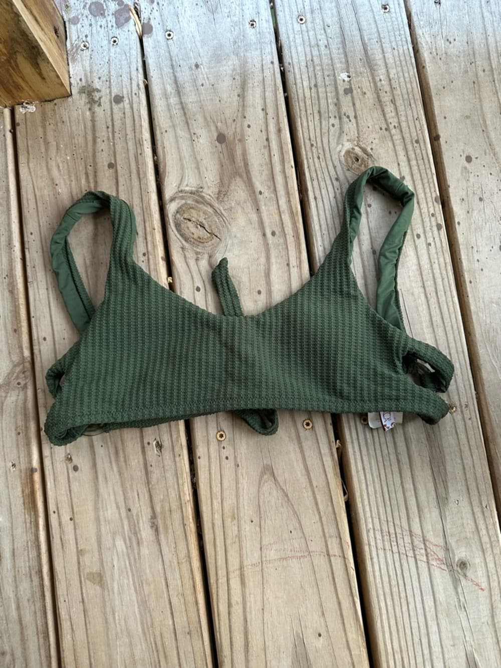 Becca Line in the Sand Harley bikini top Cactus