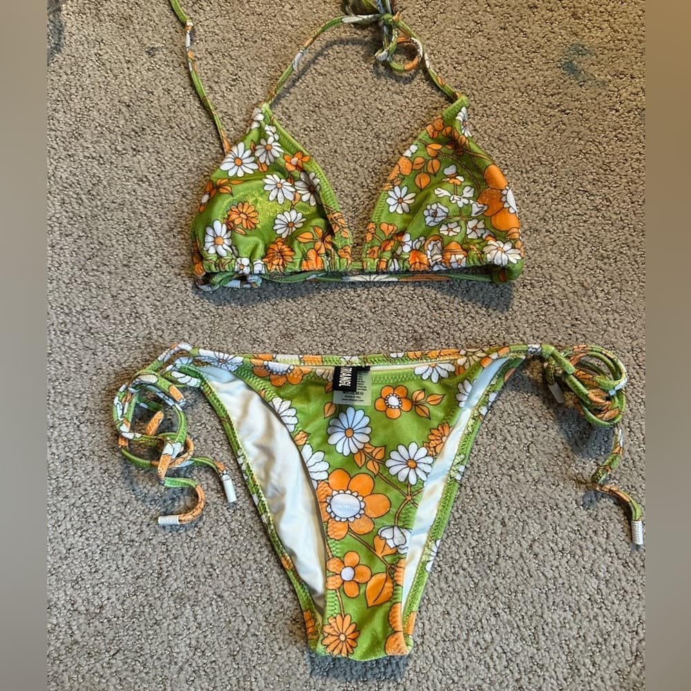 Triangl Vinca velvet retro floral bikini