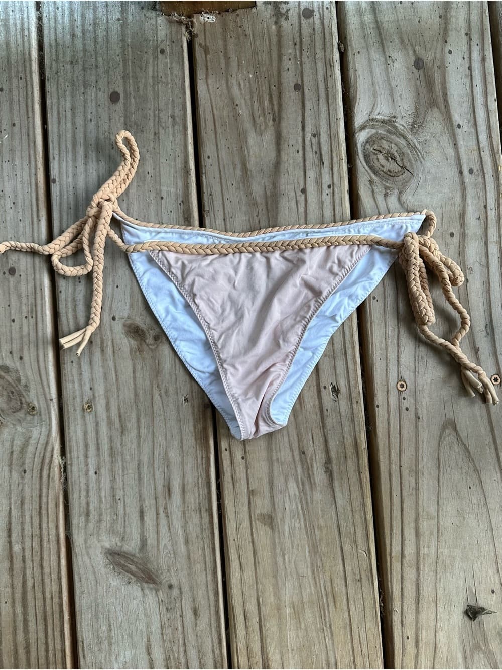 Marysia braided bikini bottoms small