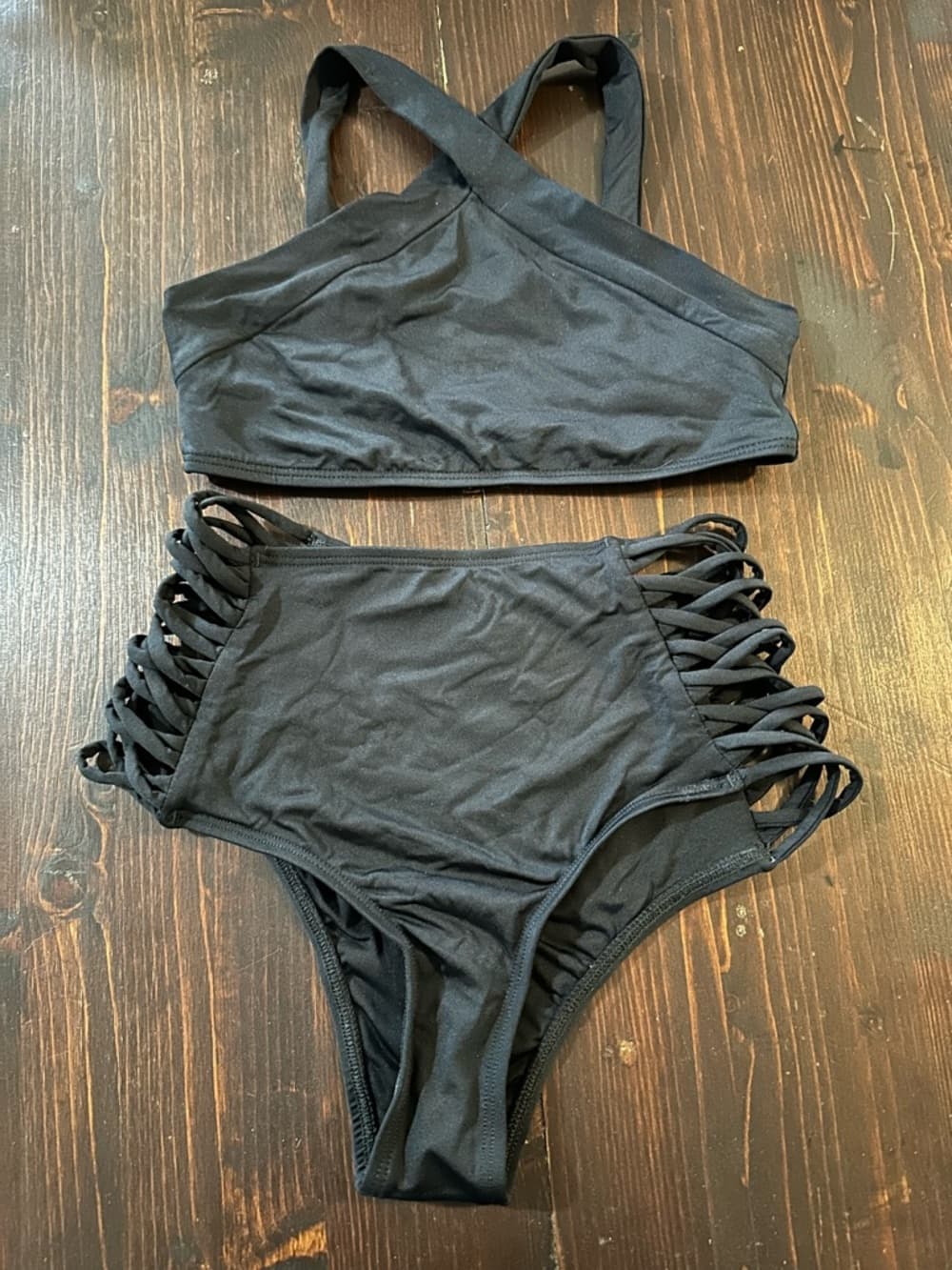 NWOt L*Space high waist bikini set black