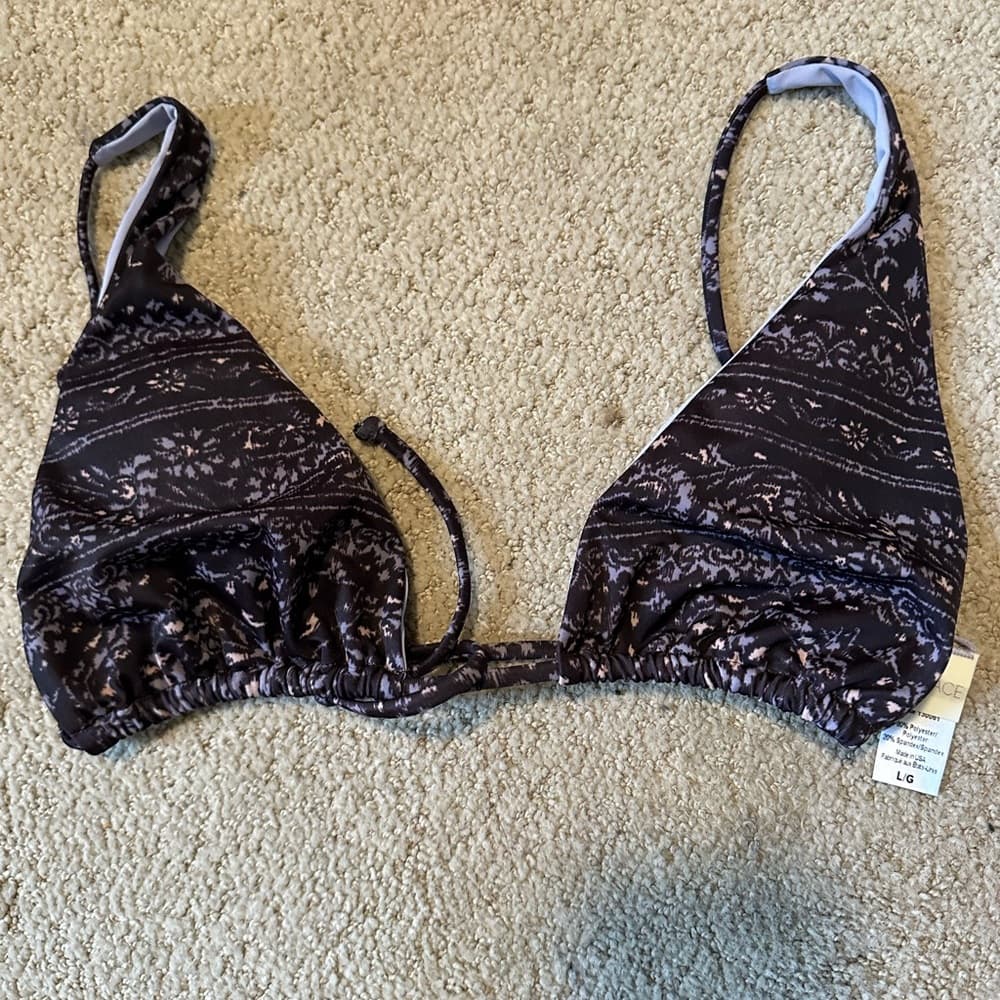 NWOT L*Space Casablanca Dee Dee string bikini top