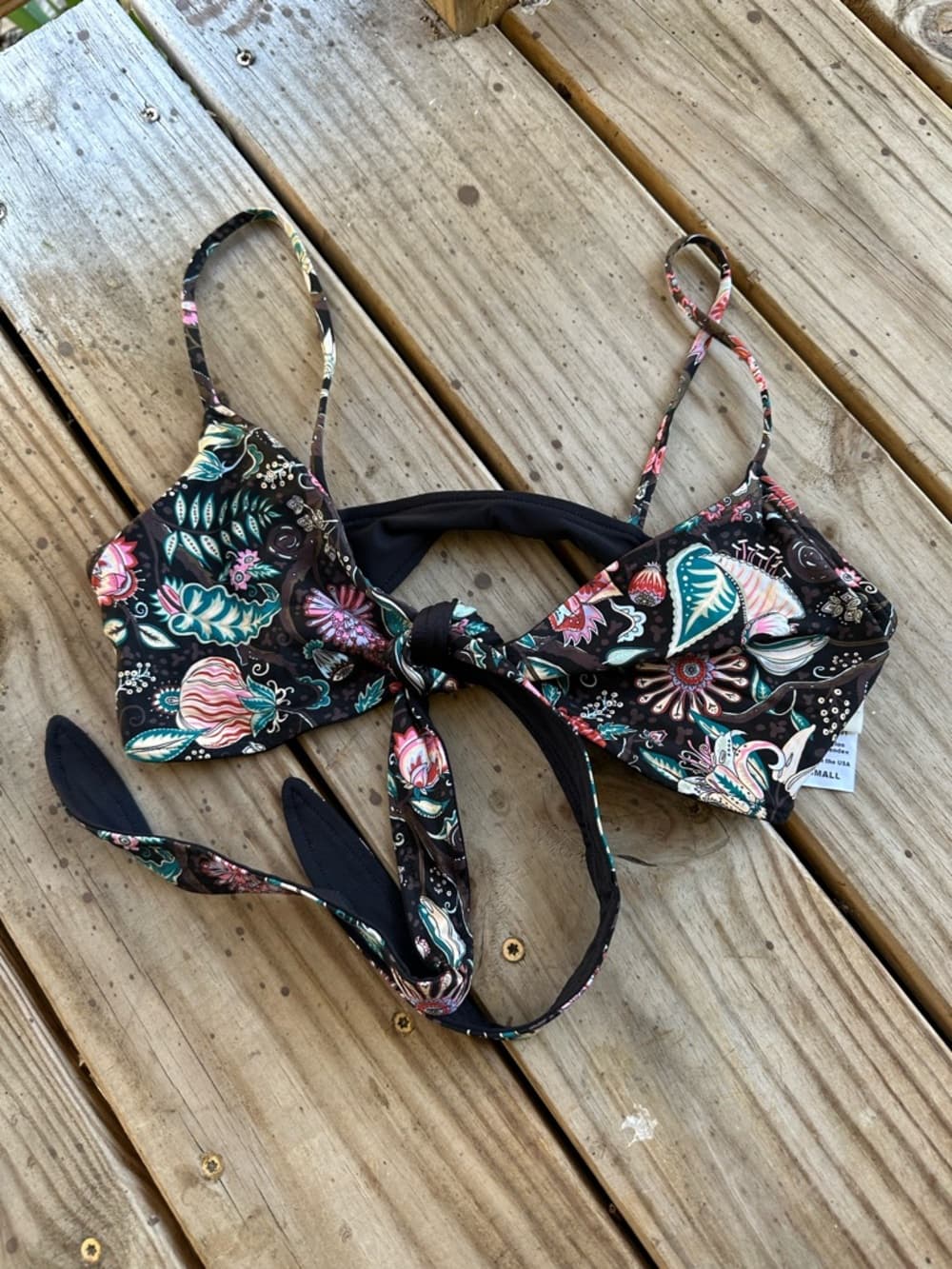 NWOT L*Space Floracopa Chloe bikini top
