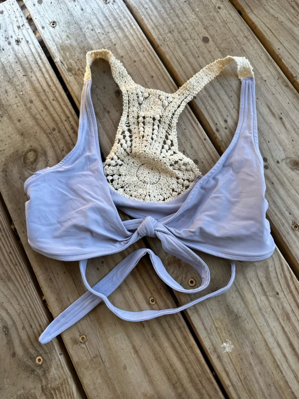 NWOT L*Space Joey crochet back bikini top