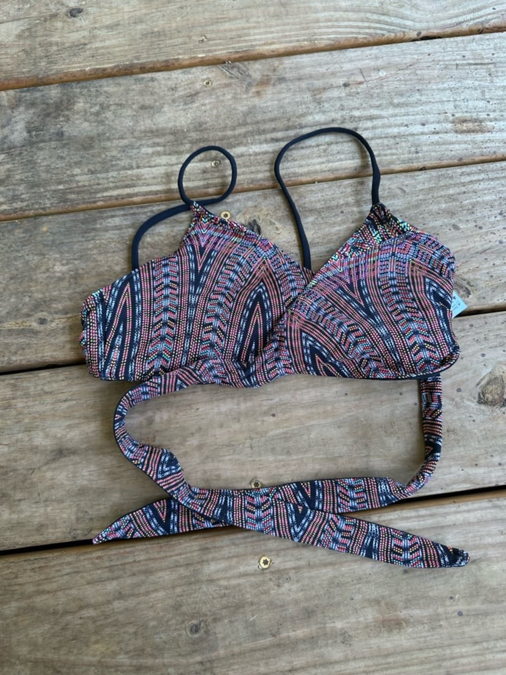NWOT L*Space Chloe wrap around bikini top