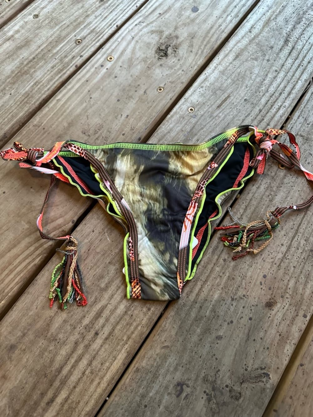 NWT Agua Bendita Buho owl bikini bottoms
