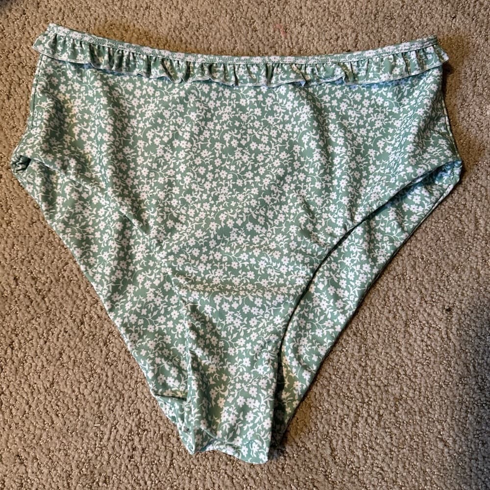 Faithfull the Brand high waist floral bikini bottoms