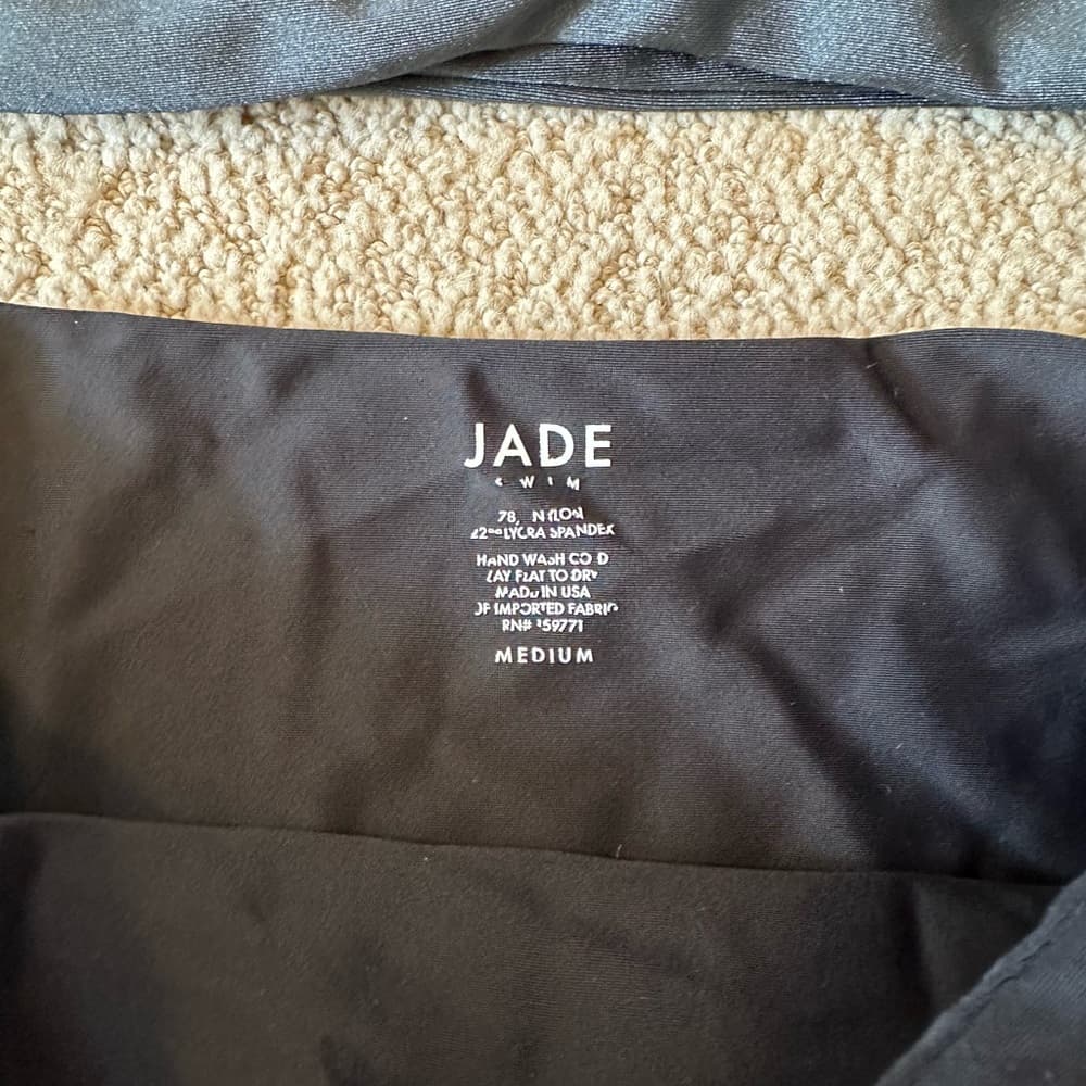 Jade bikini set black grey medium