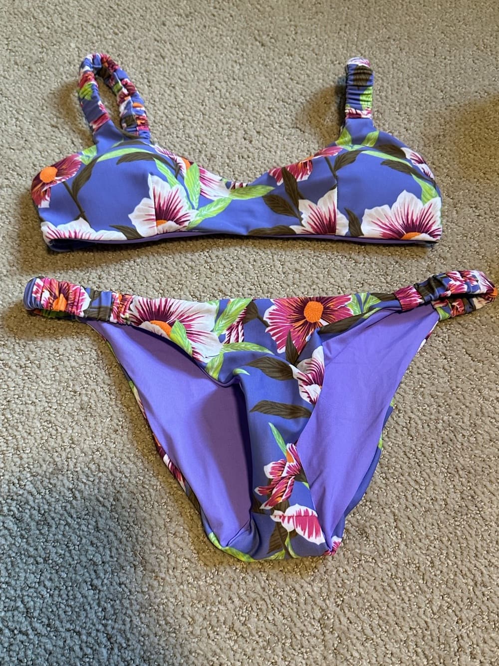 NWOT L*Space Lloyd floral bikini set