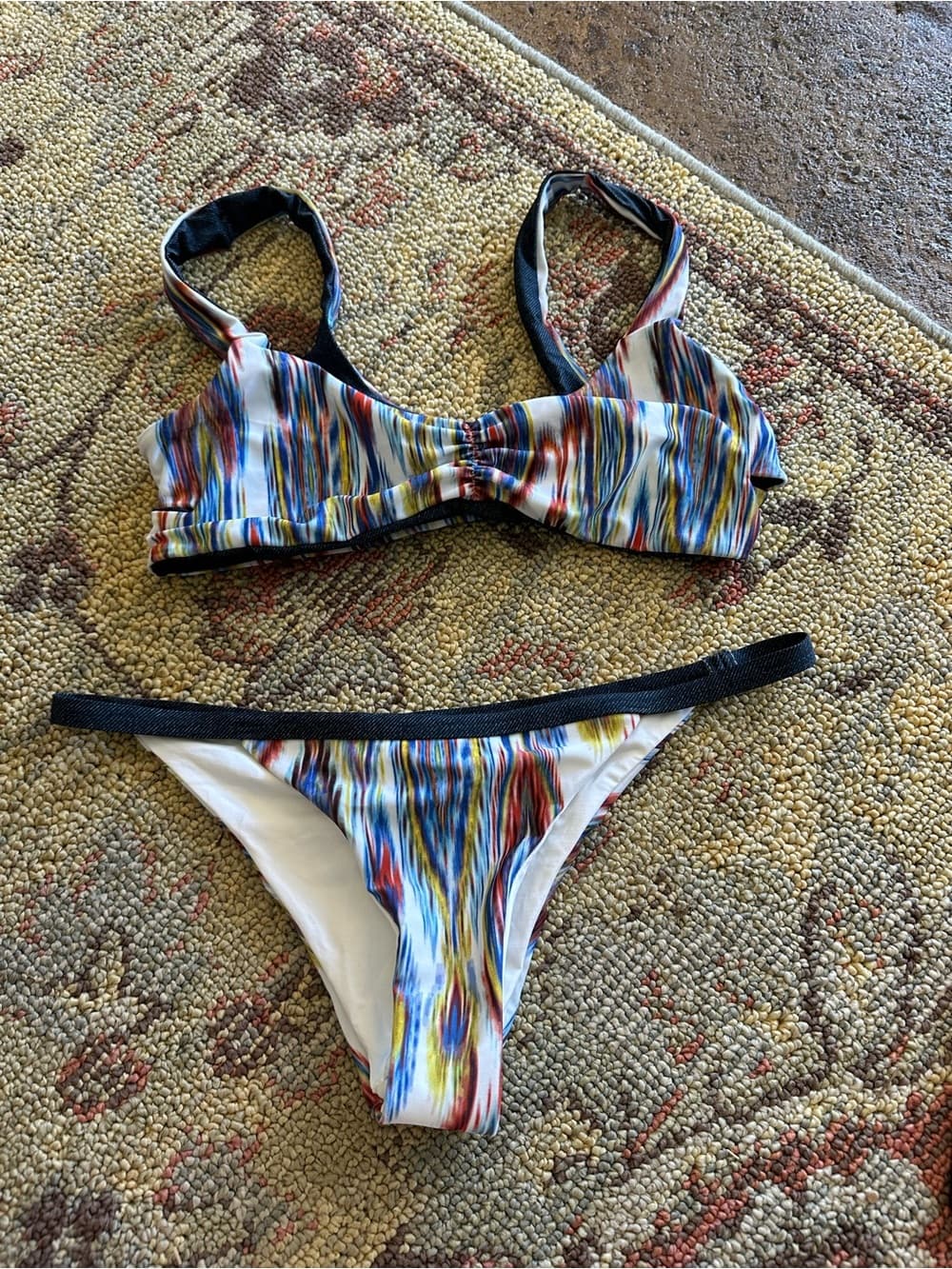 NWOT L*Space Plumagio bikini set small