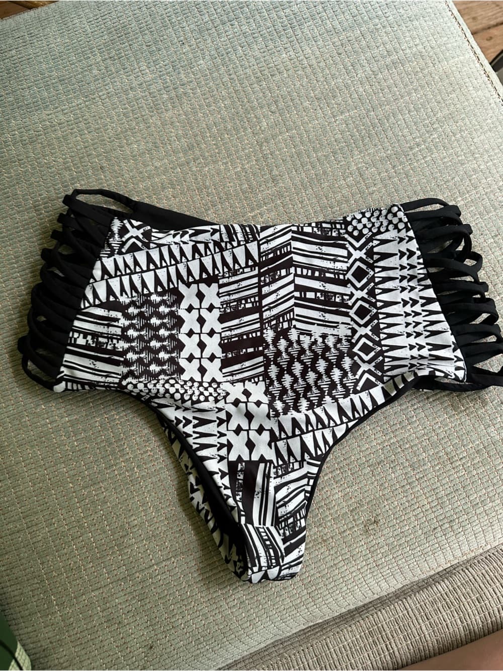 NWOT L*Space high waist Itsy cut bikini bottoms large