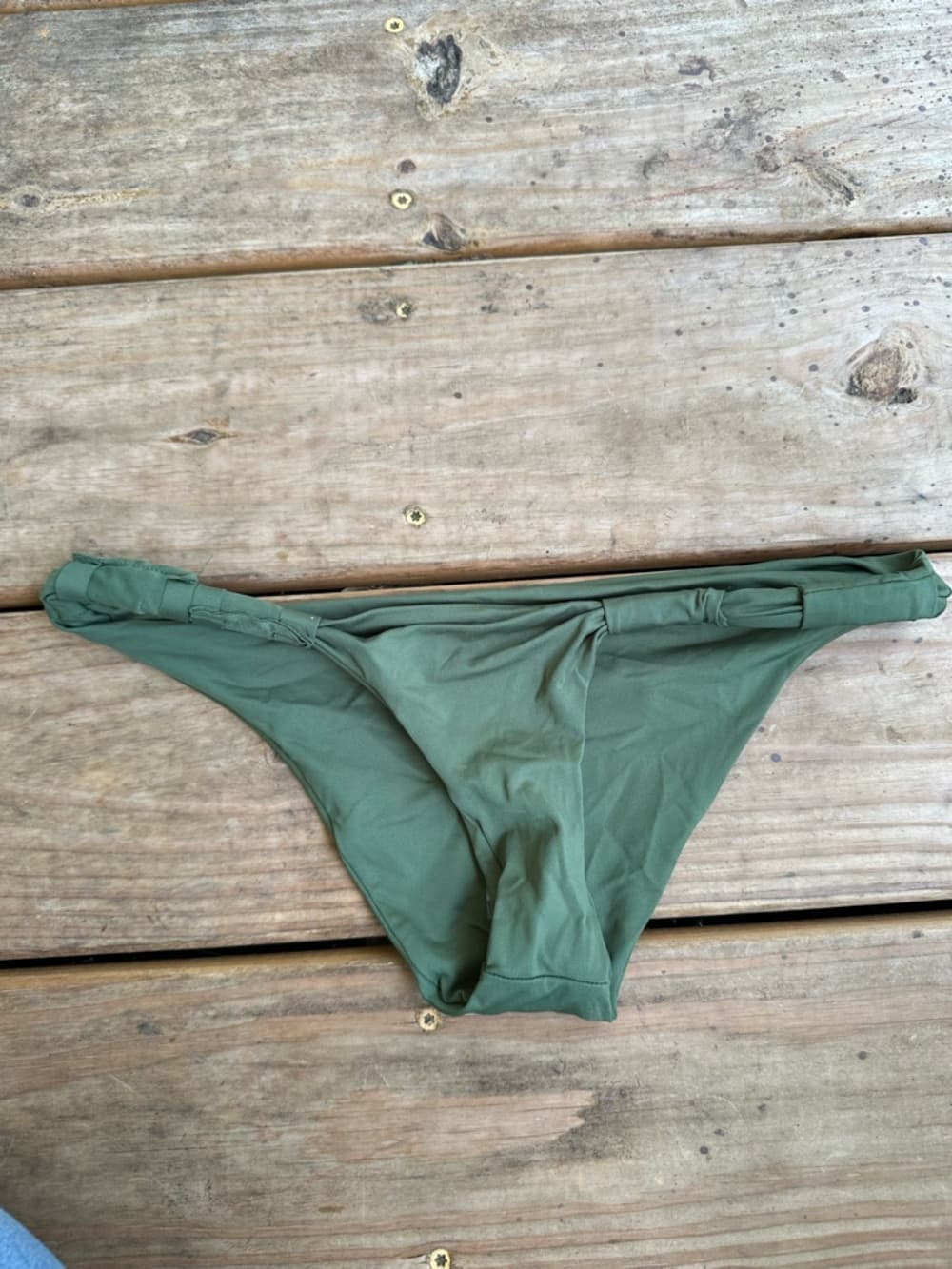 NWOT L*Space bitsy cut bikini bottoms green