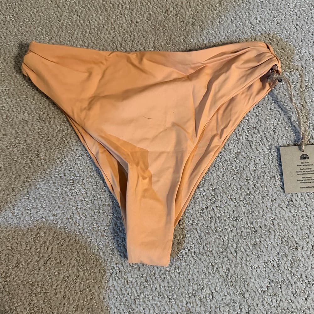 NWT Toast x Free People bikini bottoms sandstone
