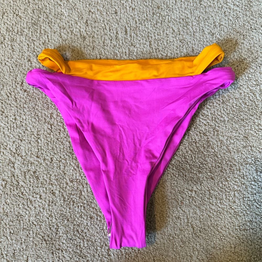 NWOT L*Space Emmy bikini bottoms fuchsia orange