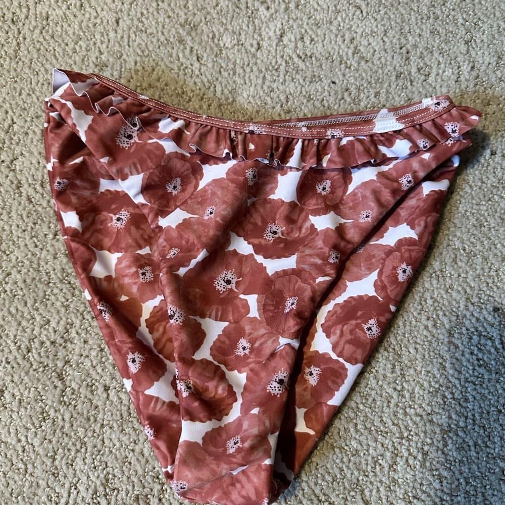 NWOT Juillet swim floral bikini bottoms