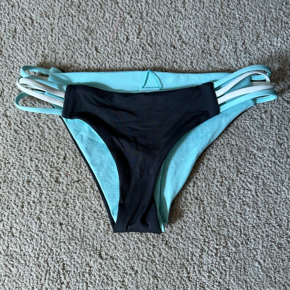 NWOT L*Space Low Down bikini bottom charcoal