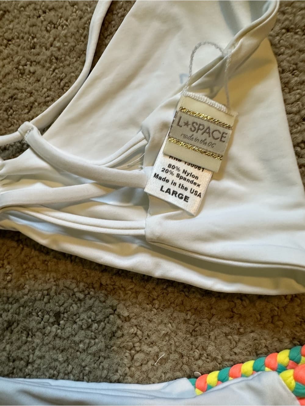 NWOT L*Space bikini set white