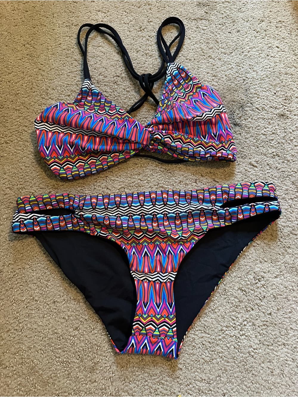 NWOT L*Space bikini set southwestern large